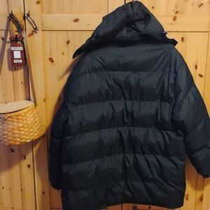 🎆  PUFFER BLACK JACKET/ COAT  Fits XL -XXL ⚠️ LIGHTWEIGHT YET WARM